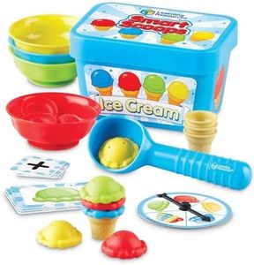 Learning Resources Smart Scoops Math Activity Set, Stacking, Sorting, Early Math Skills, 55 Pieces, Ages 3+