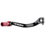 Tusk Folding Shift Lever Black/Red Tip - Fits: Honda CR250R 1993-2007