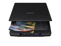 Epson Perfection V39 II Colour Photo and Document Flatbed Scanner with 4800 dpi Optical Resolution, Scan to Cloud, USB Power and High-Rise, Removable Lid