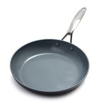 GreenPan Valencia Pro Hard Anodised Healthy Ceramic Non-Stick 26 cm Frying Pan Skillet, PFAS-Free, Induction, Oven Safe, Grey