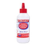 Collall 250ml All Purpose Premium PVA Glue for Crafting - Fast-Drying Clear Glue Forms Strong, Lasting Bonds on Paper, Card, Wood, Fabric & More - Acid-Free, Water-Resistant Adhesive