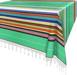 84 X 59 Inch Mexican Serape Blanket Bay Window Blanket, Mexican Tablecloth Serape Tatami Blanket Bed Blanket Table Cover Tapestry Blanket Picnic Mat for Mexican Party Wedding Decorations