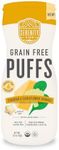 Serenity Kids 6+ Months Grain Free Puffs Toddler & Baby Snack | No Added Sugar, Gluten & Rice Free, Allergen Free | Made with Organic Cassava, Veggies, & Herbs | White Cheddar & Cauliflower | 6 Count