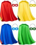 4 Sets Kids Superhero Capes and Mas