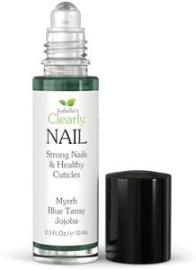 Isabella's Clearly NAIL and Cuticle Oil for Strong Nails and Soft Cuticles | Strengthening Roll On Nail Oil with Tea Tree, Jojoba and Blue Tansy to Repair and Nourish | Natural Essential Oil Blend