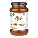 INDIGENOUS HONEY Tulsi Basil Honey Raw Organic Natural Pure Unprocessed NMR Tested Unpasteurized Unheated 530g Glass Jar Pack of 1