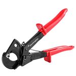 Cable Cutter,HS325A Heavy Duty Aluminum Copper Ratchet Cable Cutter, Cut up to 240mm² Ratcheting Wire Cutter and Wire Cable Cutter (HS325A)