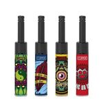 4 X CLIPPER MINI TUBE LIGHTER LITTLE WEED DESIGN LIGHTER REFILLABLE LIGHTER TEA BBQ COOKER LIGHTER MINI TUBE Utility Lighter