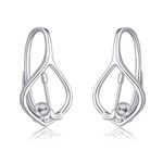 Golf Earrings Sterling Silver Golf Leverback Earrings Sport Golf Jewellery Gifts for Women