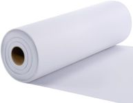 New Upgraded Heavy Weight White Iron-On Non-Woven Fusible Interfacing Heavy Weight Non-Woven Interfacing Iron On Polyester Single-Sided Interfacing for Crafts Supplies, 11.8 Inch x 30.6 Yard