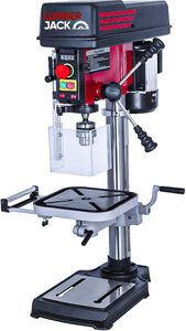 LUMBER JACK Pillar Drill Press – Variable Speed, 16mm Chuck, LED Display, 550W, Cast Iron Table, Laser & Worklight