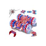 Kssvzz Spider Remote Control Car, 2.4GHz Gesture Sensing Stunt Car with Cool LED Light, 360° Rotacion All Terrain RC Toy for Boys Girls Birthday Gifts Xmas Age 3 4 5 6 7 8 9 10+