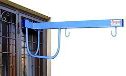 GET IT New Born Baby Cradle Metal Hanger Cradle for Baby,Kids Window Cradle Metal Window Cradle Hanger Alone for Baby - Babies - Blue