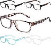 Gaoye 5 Pack Reading Glasses Women, Blue Light Blocking Readers, Womens glasses, 1.25