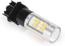 4Pcs Dual Color Switchback LED Bulbs 60SMD Fit for VW Beetle, CC, Jetta, Passat,Car Turn Signal and Parking Lights,OE# 3157 3057 3357 4157