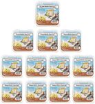 12 Pack Pine Tree Farms Peanut Butter Suet Cakes, 12 oz Each – High Energy Bird Food with Suet & Peanuts – Attracts Woodpeckers, Chickadees, Nuthatches & More – Standard Feeder Size – Made in USA