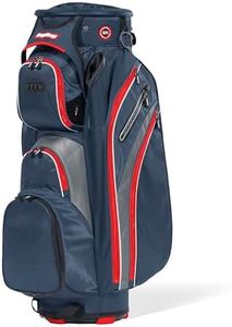 Bag Boy Revolver XP Golf Cart Bag, 14 Way 360⁰ Rotating Top with Full Length Individual Dividers, External Putter Tube, 9 Pockets