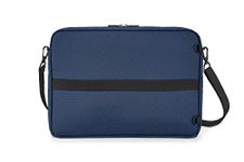 Moleskine - Metro Horizontal Device Bag, PC Bag for Laptop, Notebook, iPad and Tablet up to 15 Inch, Waterproof Messenger Bag, Size 40 x 29 x 6 cm, Sapphire Blue