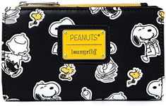 Loungefly Peanuts Snoopy and Woodstock All Over Print Wallet, Multi, one size, Bifold Wallet