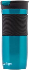 Contigo Byron Snapseal Travel Mug - Premium Stainless Steel Insulated Coffee Mug with Leakproof Lid, 470 ml Thermal Vacuum Flask for Hot & Cold Beverages