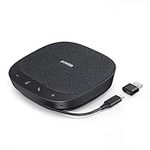 Anker PowerConf S330 USB Speakerphone, Conference Microphone for Home Office, Smart Voice Enhancement, Plug and Play, 360° Voice Coverage via 4 Microphones, and Powerful Sound (Renewed)