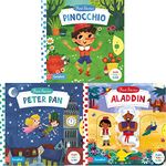 First Stories: Pinocchio+First Stories: Peter Pan+First Stories: Aladdin ( Set of 3 Books )