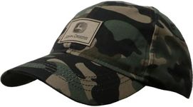 John Deere Unisex Child Youth Boys Trademark Baseball Cap, Camo, 5-10 yrs, Camo, 2-4T