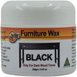 Aussie Furniture Care Beeswax Furniture Polish- Furniture Wax Paste-Black-Silicone Free Multipurpose Beeswax 250ml