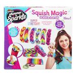 Shimmer n Sparkle Squish Magic Bubble Bands Loom band making kit, friendship bracelets crafting toy Rubber bands set