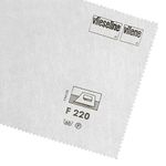 Vlieseline/Vilene Interfacing Iron On - Medium F220 / 304 - White - Per Metre