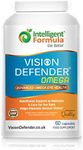 VISION DEFENDER OMEGA Eye Supplement: Care and Relief for Dry Eyes, Improve Eye Health- High Strength 1000mg Pure Omega-3 Fish Oil (400mg EPA, 200mg DHA per capsule)+Vitamin E (60 Softgels) Made in UK