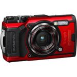 OLYMPUS Tough TG-6 Waterproof Camera, Black Tough TG-6 Waterproof Camera, Red Bundle