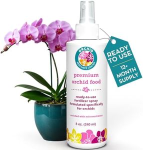 Premium Orchid Food Fertilizer Spray by Houseplant Resource Center - Grow Beautiful and Exotic Orchids with Ease - Ready-to-Use Custom NPK Ratio is The Perfectly Balanced Orchid Food and Won't Burn