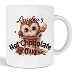 Personalised Hot Chocolate Mug, Hot Chocolate Gift, Childrens Hot Chocolate Mug