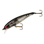 Bomber Lures B14AXSI Long A Fishing Lure, Silver Flash/Black Back, 3 1/2", 0.375 oz