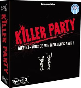 Asmodee - Cocktail Games - Killer Party - Jeu d'Ambiance et d'Enquête pour Adultes et Ado dès 14 ans - Missions Tueur en Série - Jeu de Cartes pour Soirées Groupe - De 8 à 30 Joueurs - En Français