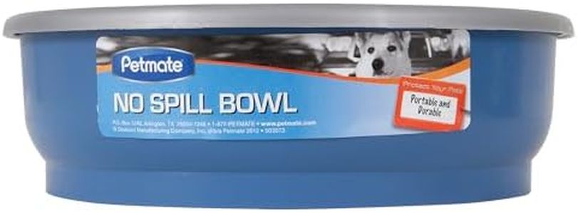Petmate No Spill Bowl,Blue