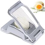 Egg Slicer for Hard Boiled Eggs,Egg Cutter with Stainless Steel Wire Heavy Duty,Egg Wedger Divider Chopper Dicer,Slice Boiled Eggs Separator Preserved Garnish Mushroom Strawberry Hams Bananas Fruit