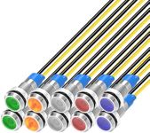 Gebildet 10Pcs 6mm 1/4" 230V AC LED