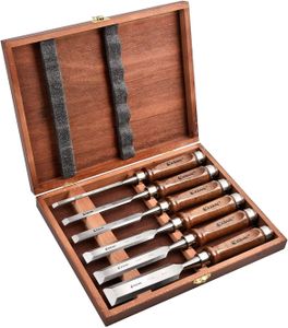 EZARC 6-Piece Wood Chisel Set – Precision Carpentry Tools