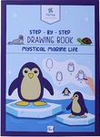 PepPlay Step by Step Drawing Book Mystical Marine Life - Essential Skills, Building Activities, Coloring, Educational Sketch Books Gift for Kids, Students, Artists (4 to 10 Years) [Paperback] PepPlay