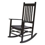 Shine Company Vermont Porch Rocker, Black