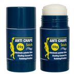 Anti Chafe Balm Stick for Men & Women, Anti Friction Stick for Running, Cycling & Walking, Sweat Resistant Glide-On Anti Chafing Cream for Thighs, Feet & Underarms (Pack of 2)