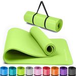 Yoga Mat by KG Physio | 8mm Thick Yoga Mats for Women and Men | Foam Exercise Mats | Thick Non Slip Gym Mats Pilates Mat for Home Workout at Home Fitness | Foam Mats Thick Yoga Mat Strap Included