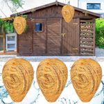 3 Pack Fake Wasp Nest Decoy Hanging