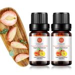 2-PACK Peach Essential Oil 100% Pure Oganic Plant Natrual Flower Essential Oil for Diffuser Message Skin Care Sleep - 10ML