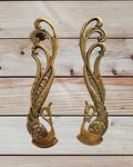 Maison Belle Mayor Design 5 Inches Brass Door Handle -Gold Antique (Pair) (Pair)