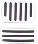 Qiosreui Non-Slip Performance Foot Pedals Pads Auto Aluminum Pedal Pad Set of Brake & Accelerator (for Tesla Model 3/Y 2022)