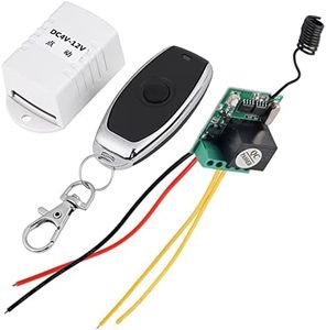 Mini Relay Wireless Switch DC 4V 4.5V 5V 6V 7.4V 9V 12V Wireless Relay Remote Control One Key Switch Receiver + Transmitter for Computer Auto Door Window Lifting Equipment