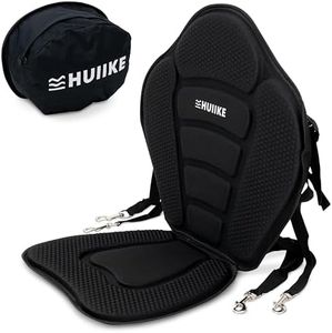 Asiento Paddle Surf y Kayak con 4 Correas Ajustables - HUIIKE | Asiento Kayak Paddle Surf Acolchado, Asiento Tabla Paddle Surf, Kayak Asiento SUP, Accesorios Paddle Surf Para Pesca, Silla Paddle Surf